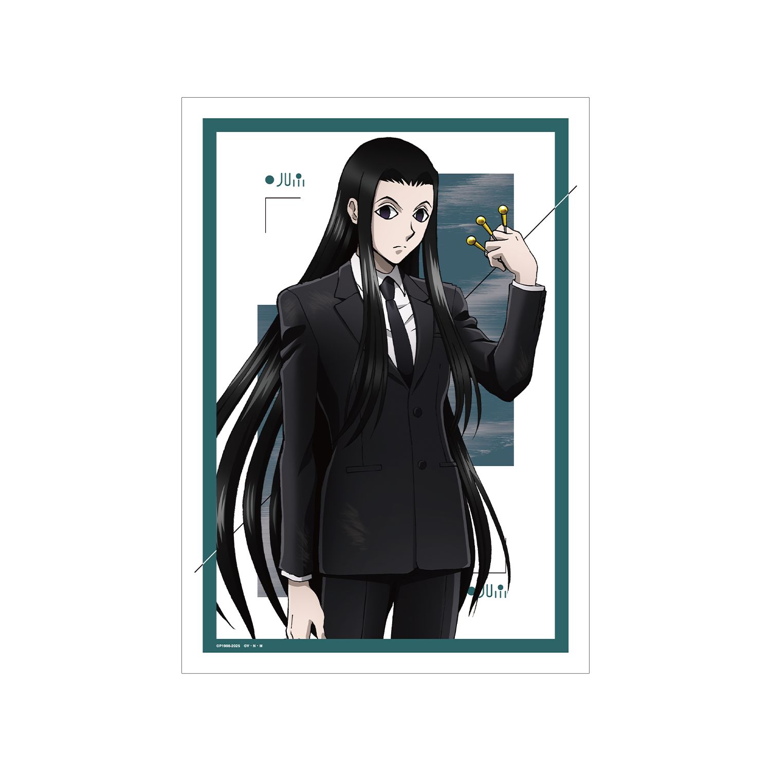HUNTER×HUNTER 描き下ろし イルミ スーツ(戦闘後)ver. A3マット加工ポスター - AniSmile