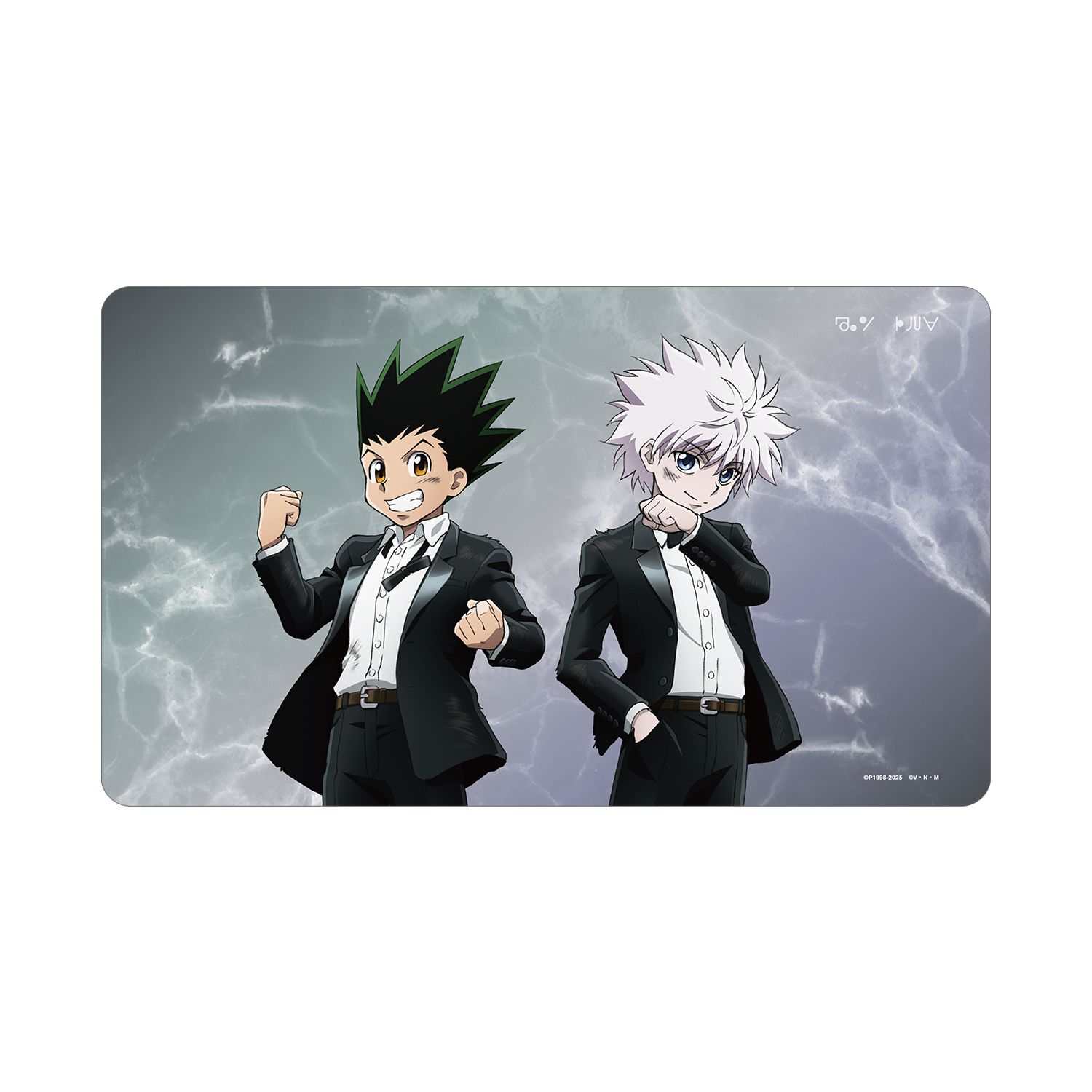 HUNTER×HUNTER 描き下ろし ゴン&キルア スーツ(戦闘後)ver. マルチデスクマット - AniSmile