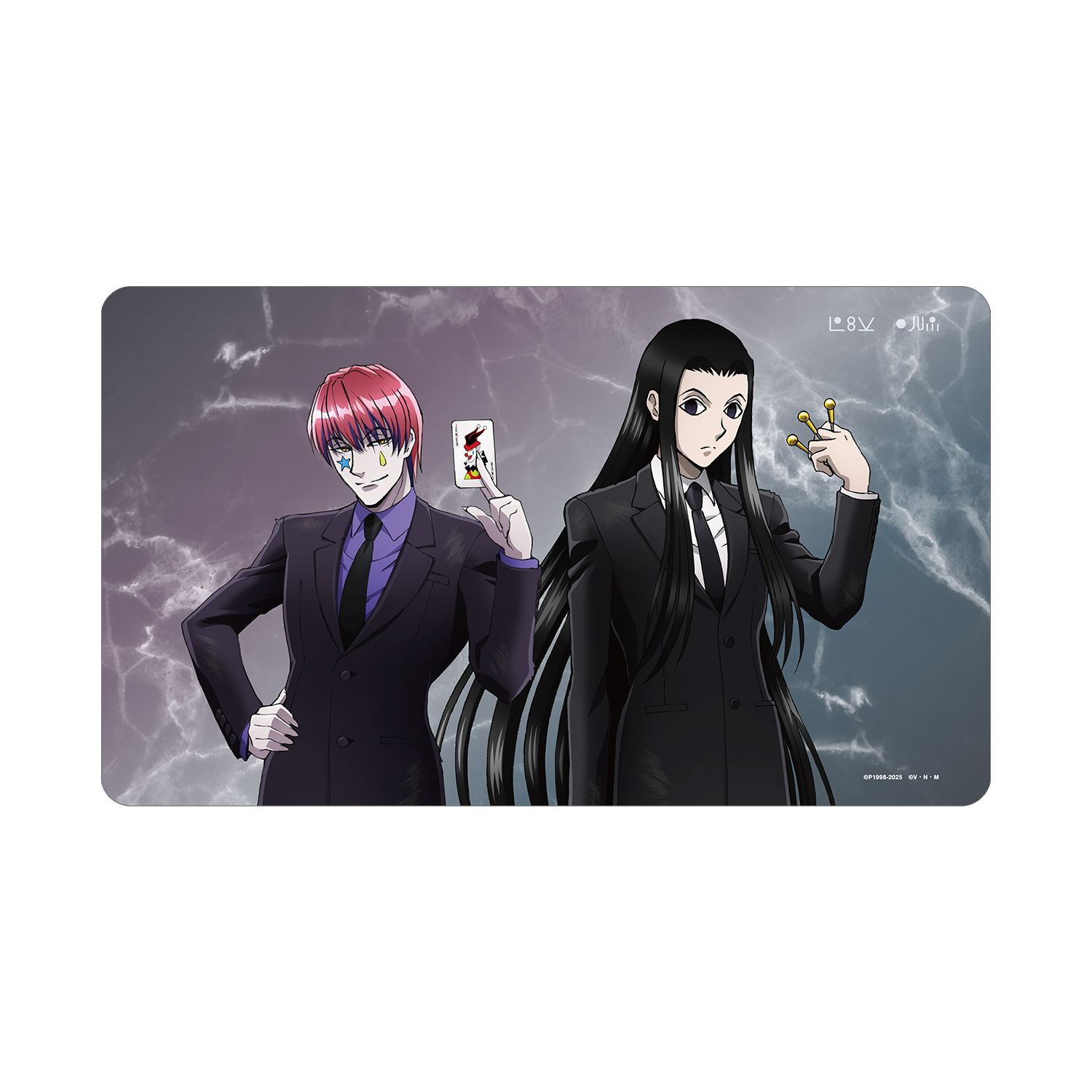 HUNTER×HUNTER 描き下ろし ヒソカ&イルミ スーツ(戦闘後)ver. マルチデスクマット - AniSmile