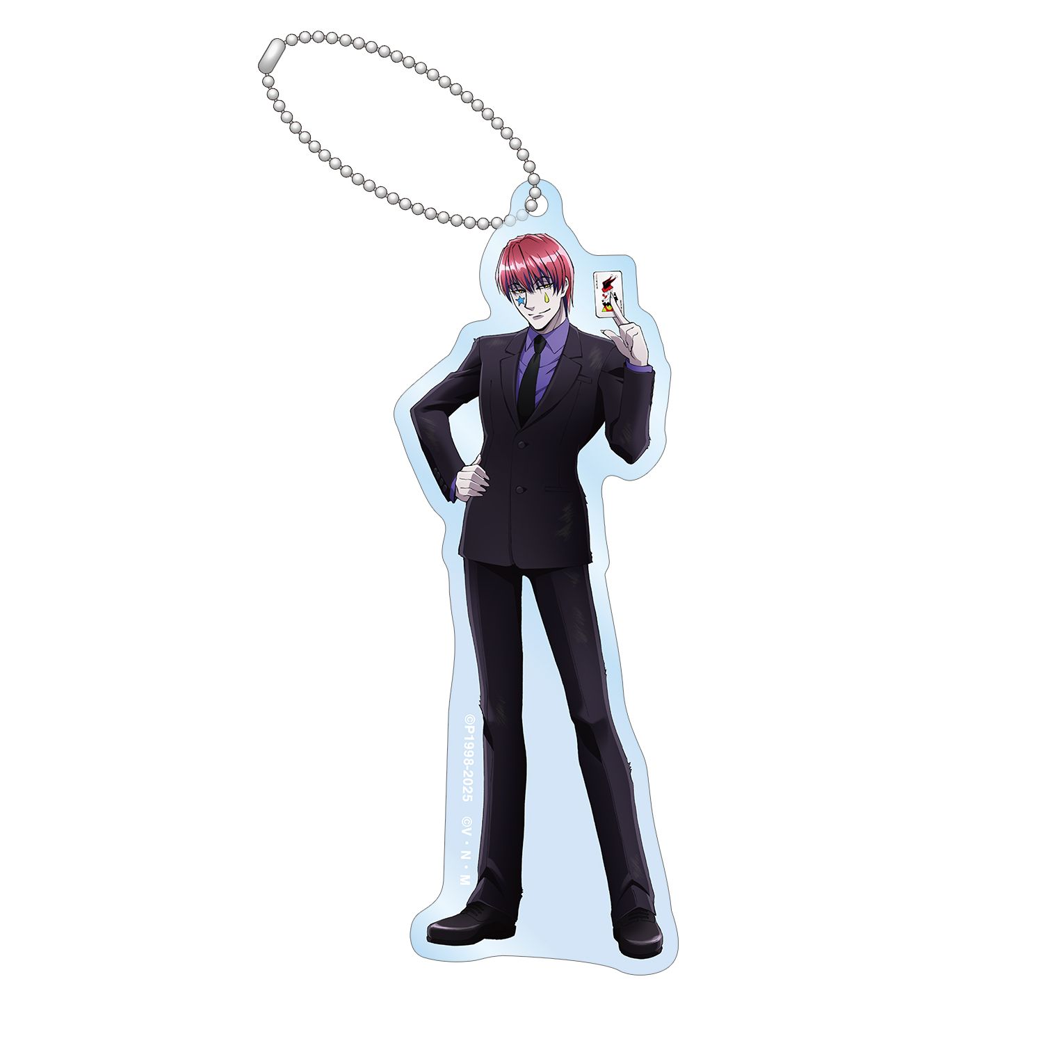 HUNTER×HUNTER 描き下ろし ヒソカ スーツ(戦闘後)ver. BIGアクリルキーホルダー - AniSmile