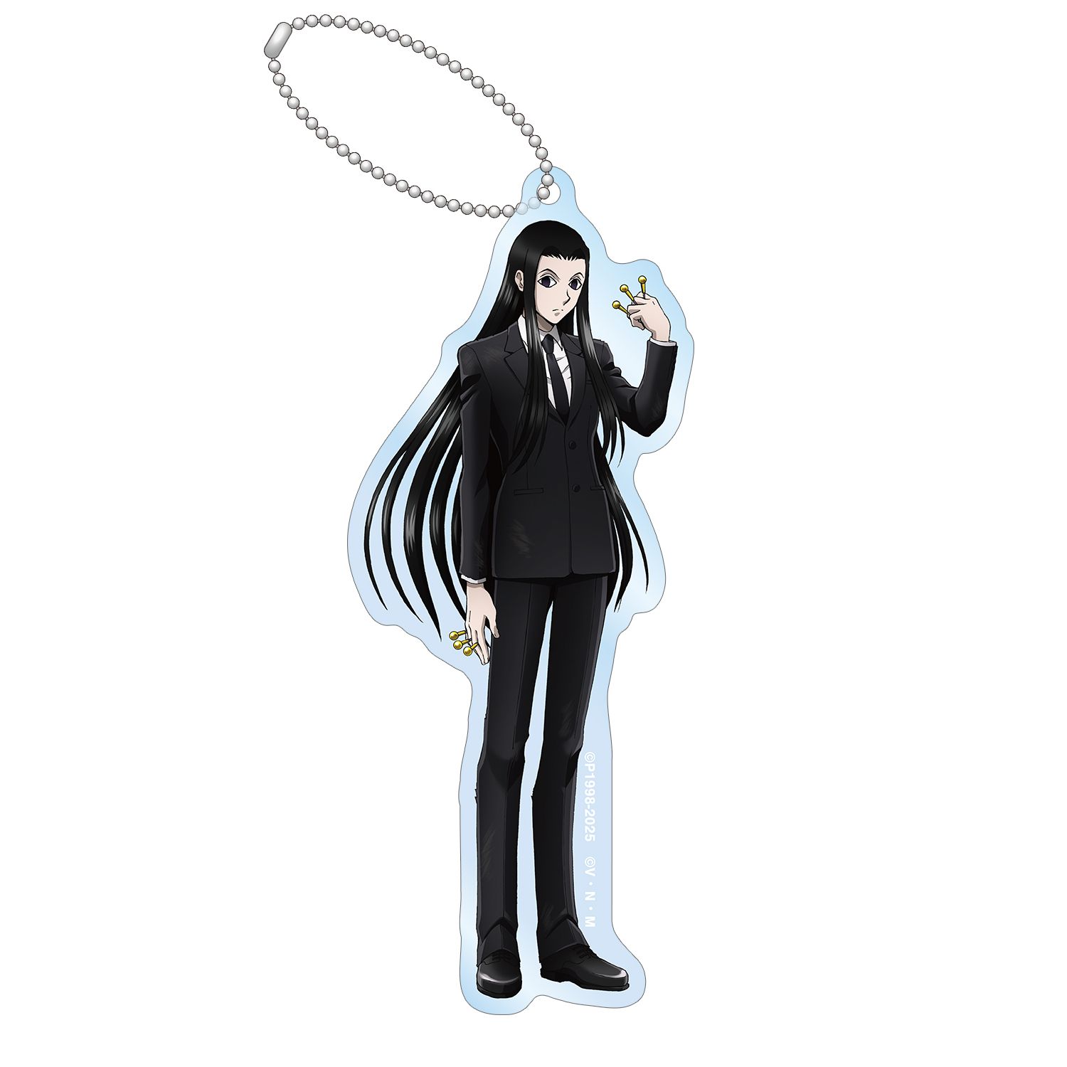 HUNTER×HUNTER 描き下ろし イルミ スーツ(戦闘後)ver. BIGアクリルキーホルダー - AniSmile