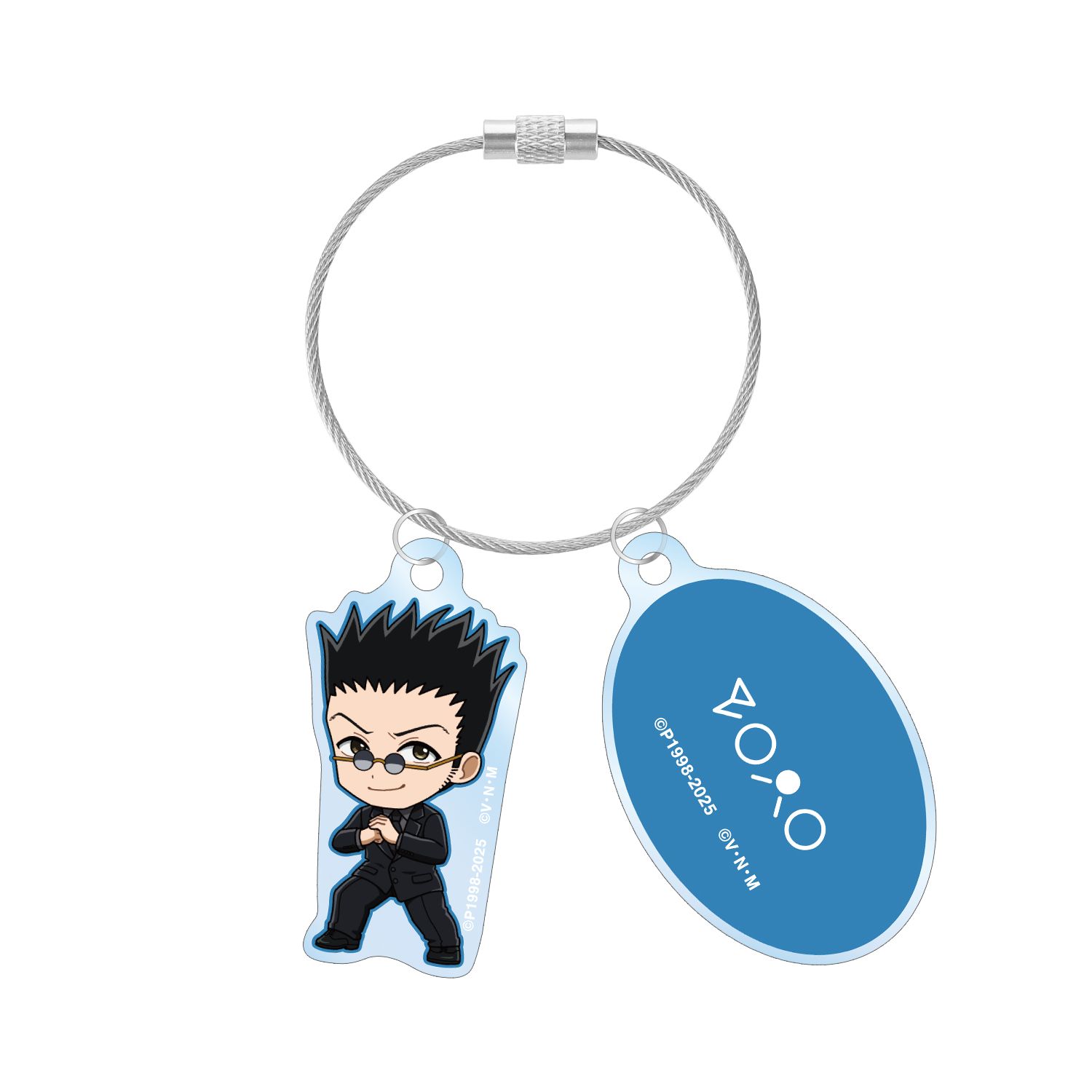 HUNTER×HUNTER レオリオ ちびキャラ スーツver. 2連ワイヤーアクリルキーホルダー - AniSmile