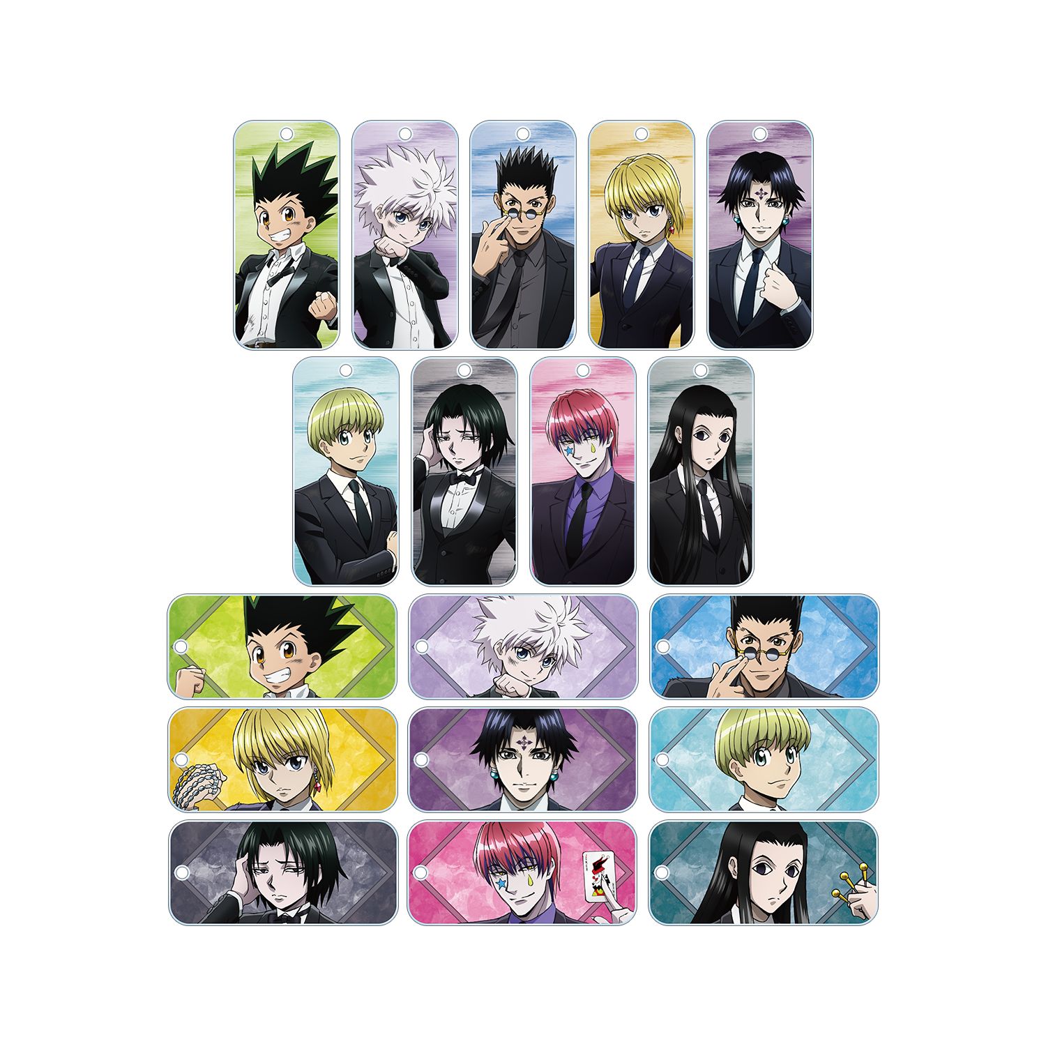 HUNTER×HUNTER 描き下ろし スーツ(戦闘後)ver. トレーディングアクリルキータグ(単位/単品) - AniSmile