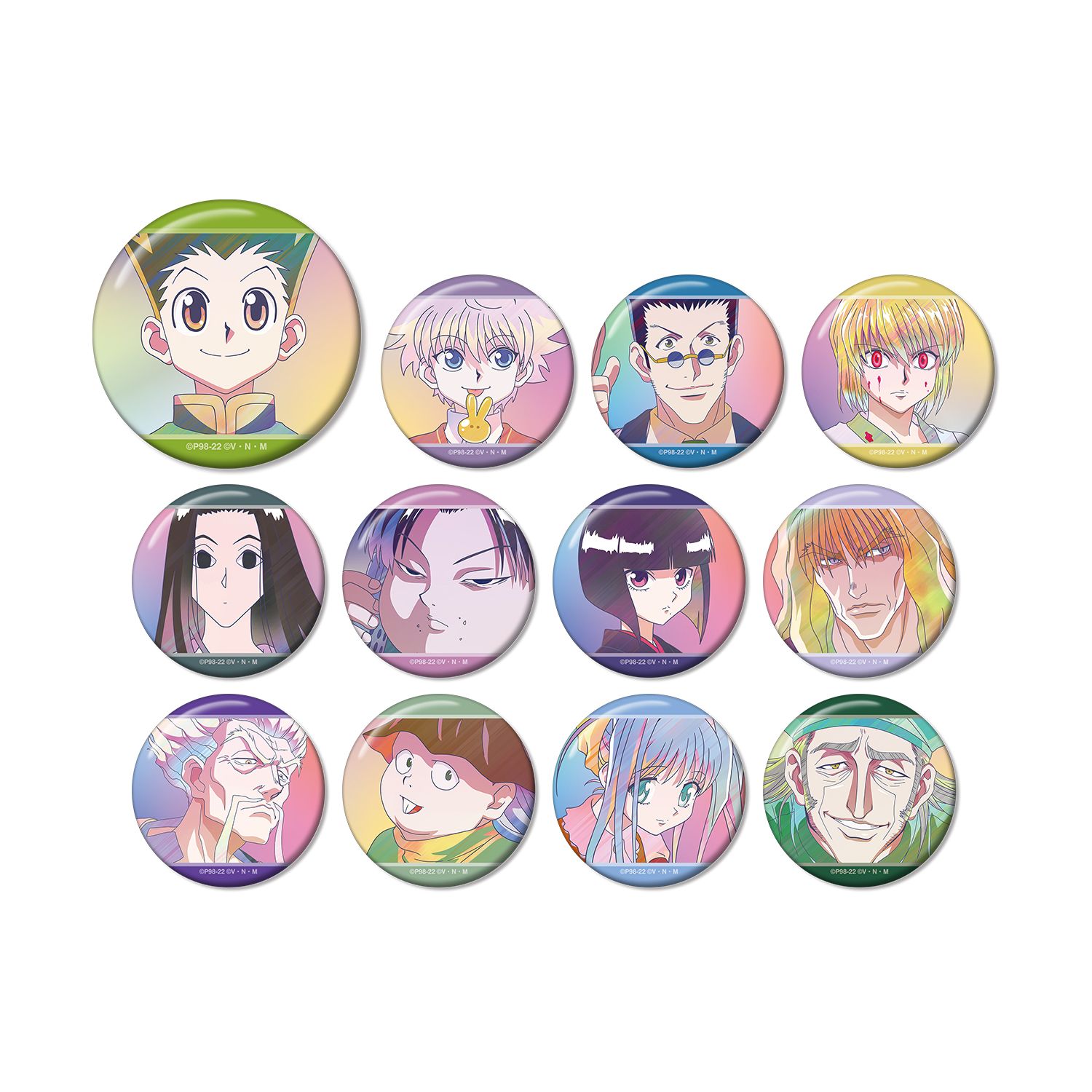 HUNTER×HUNTER トレーディング Ani-Art clear label 缶バッジ ver.A(単位/単品) - AniSmile