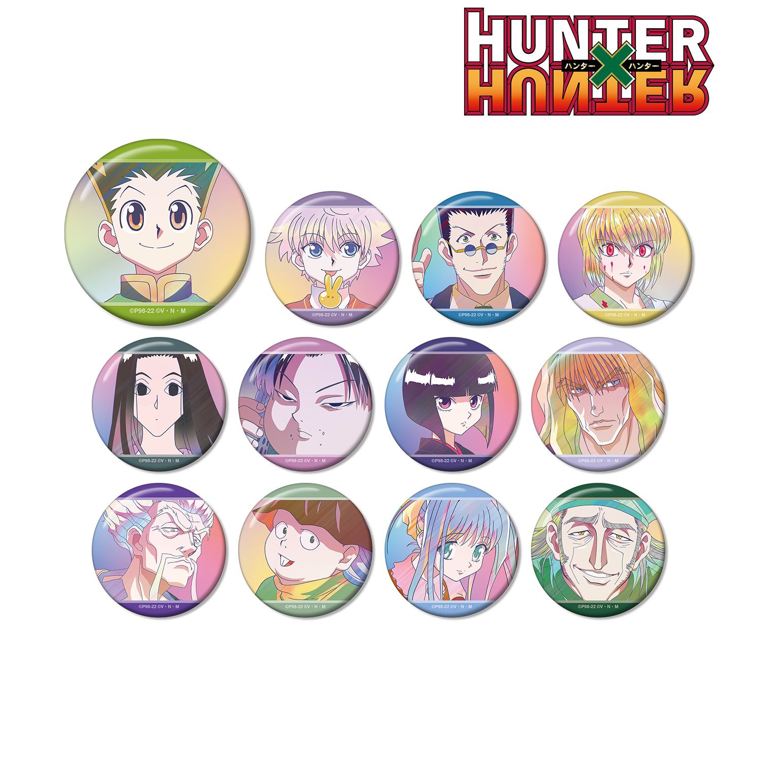 HUNTER×HUNTER トレーディング Ani-Art clear label 缶バッジ ver.A(単位/単品) Image 2 | AniSmile