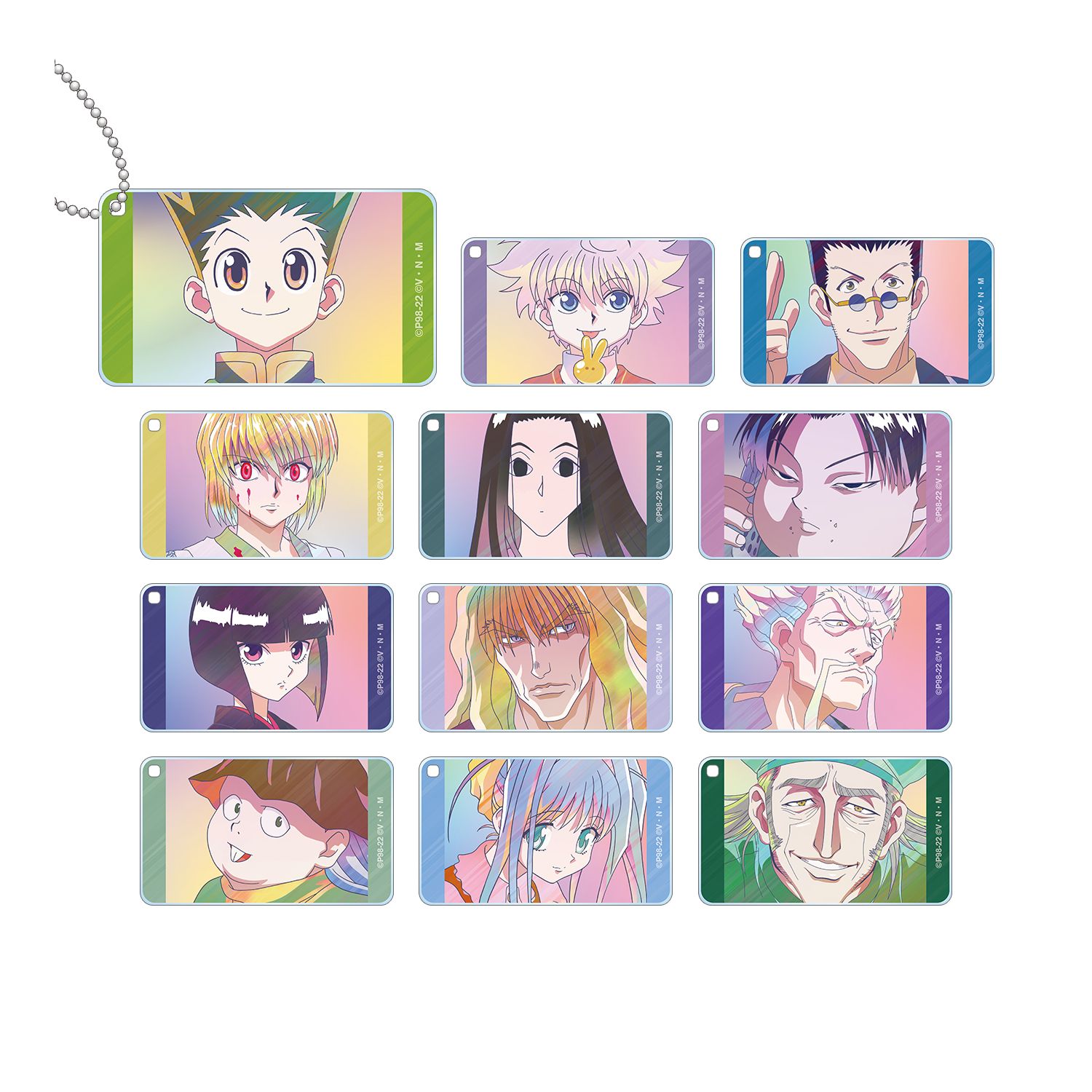 HUNTER×HUNTER トレーディング Ani-Art clear label スクエアアクリルキーホルダー ver.A(単位/単品) - AniSmile