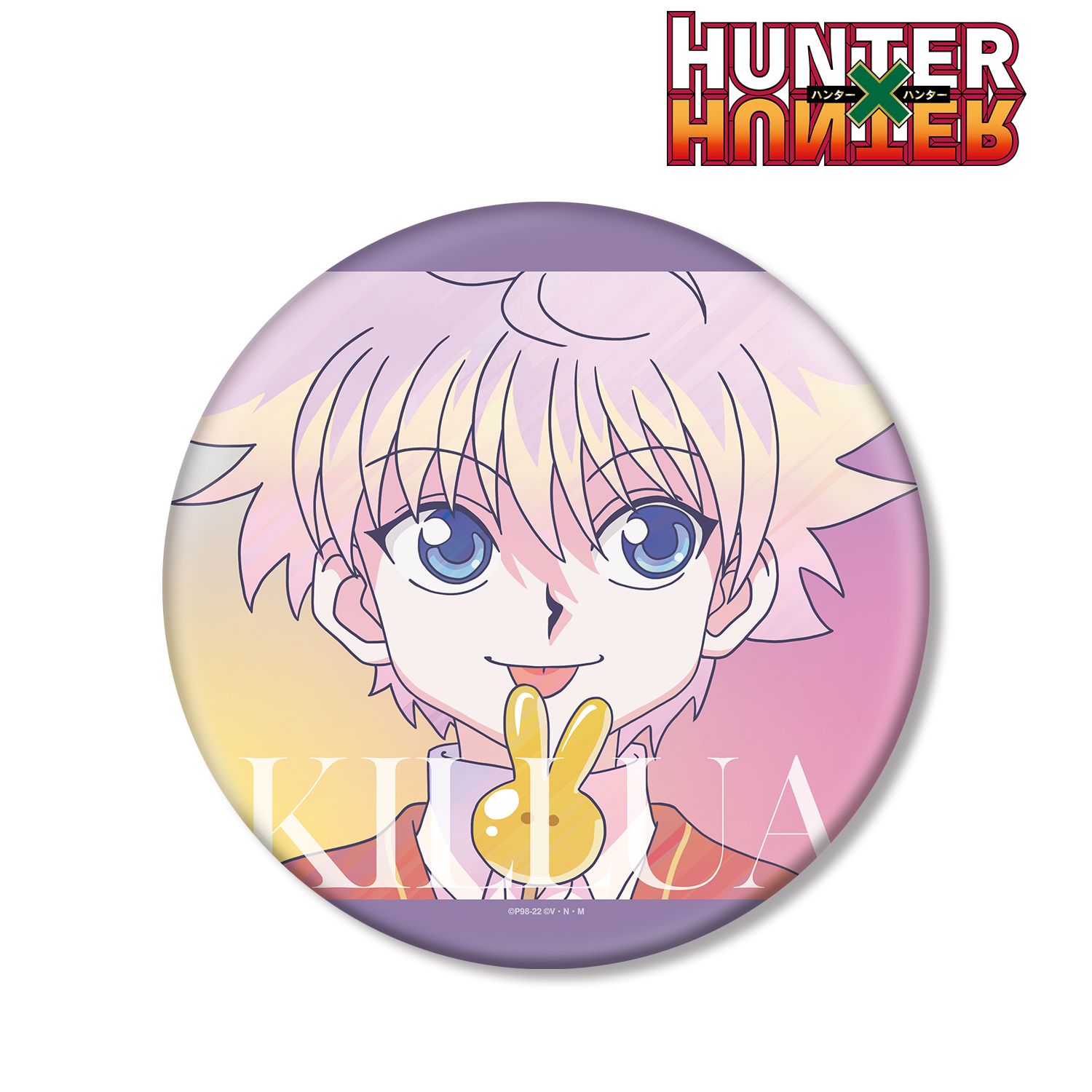 HUNTER×HUNTER キルア Ani-Art clear label BIG缶バッジ Image 2 | AniSmile