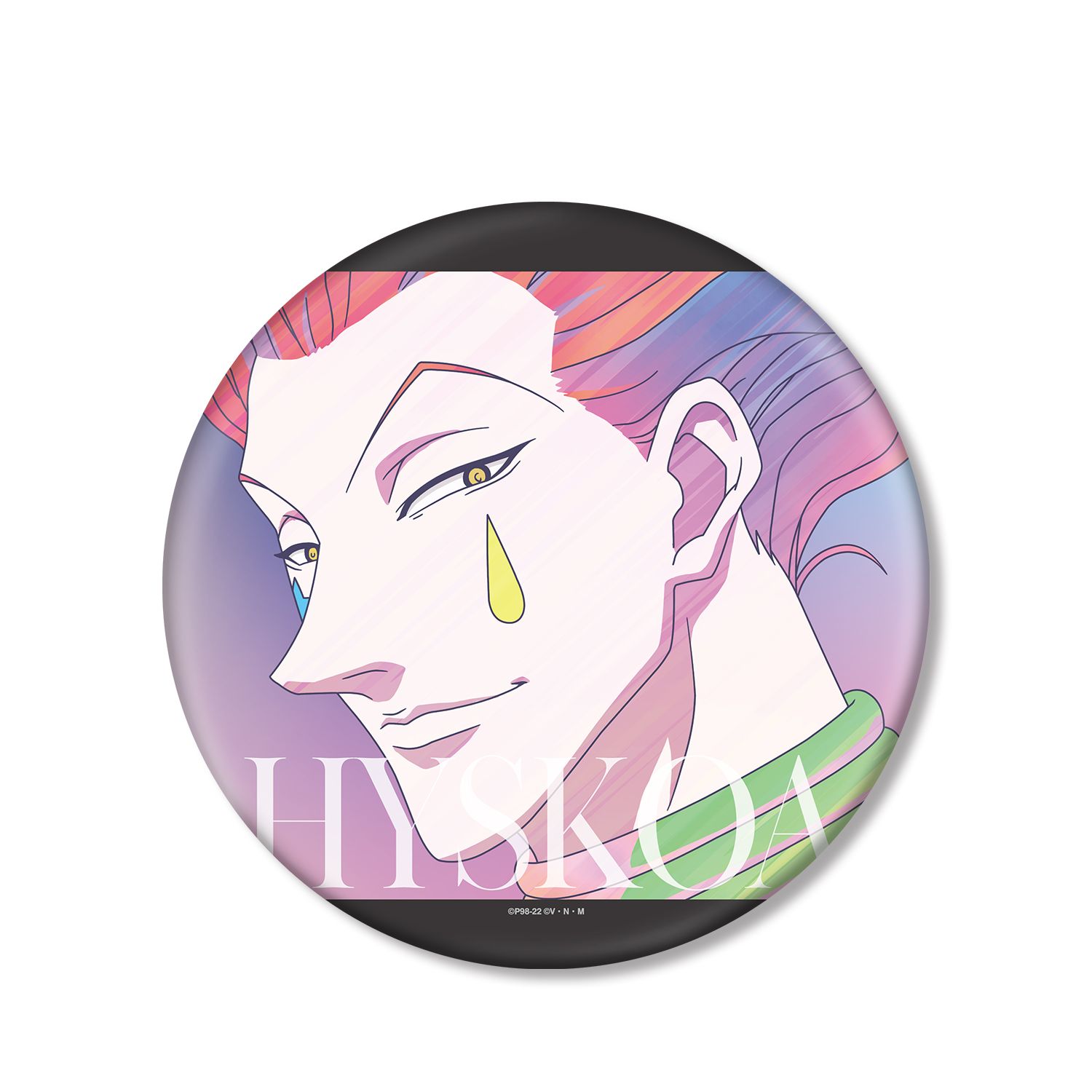 HUNTER×HUNTER ヒソカ Ani-Art clear label BIG缶バッジ - AniSmile