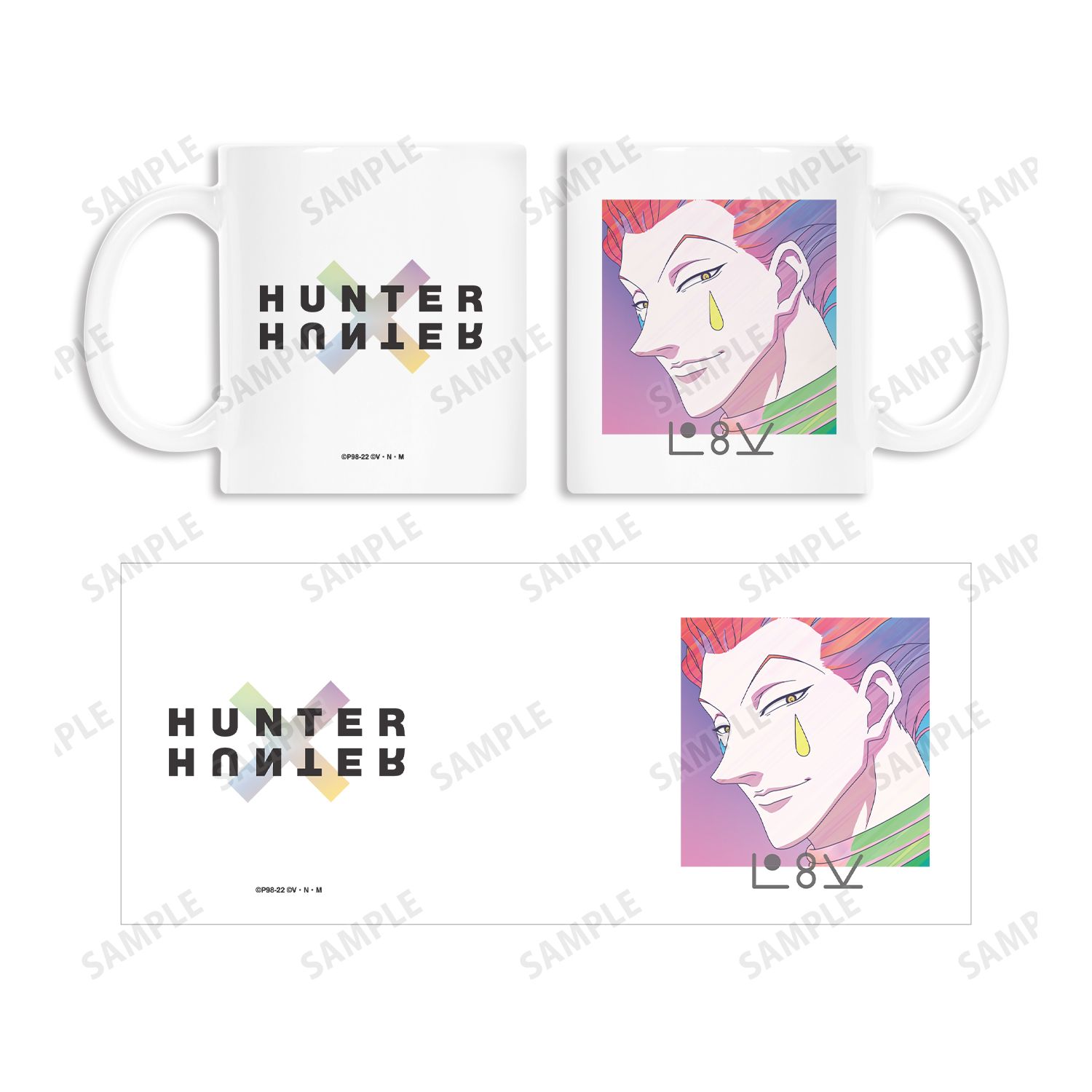 HUNTER×HUNTER ヒソカ Ani-Art clear label マグカップ Image 4 | AniSmile