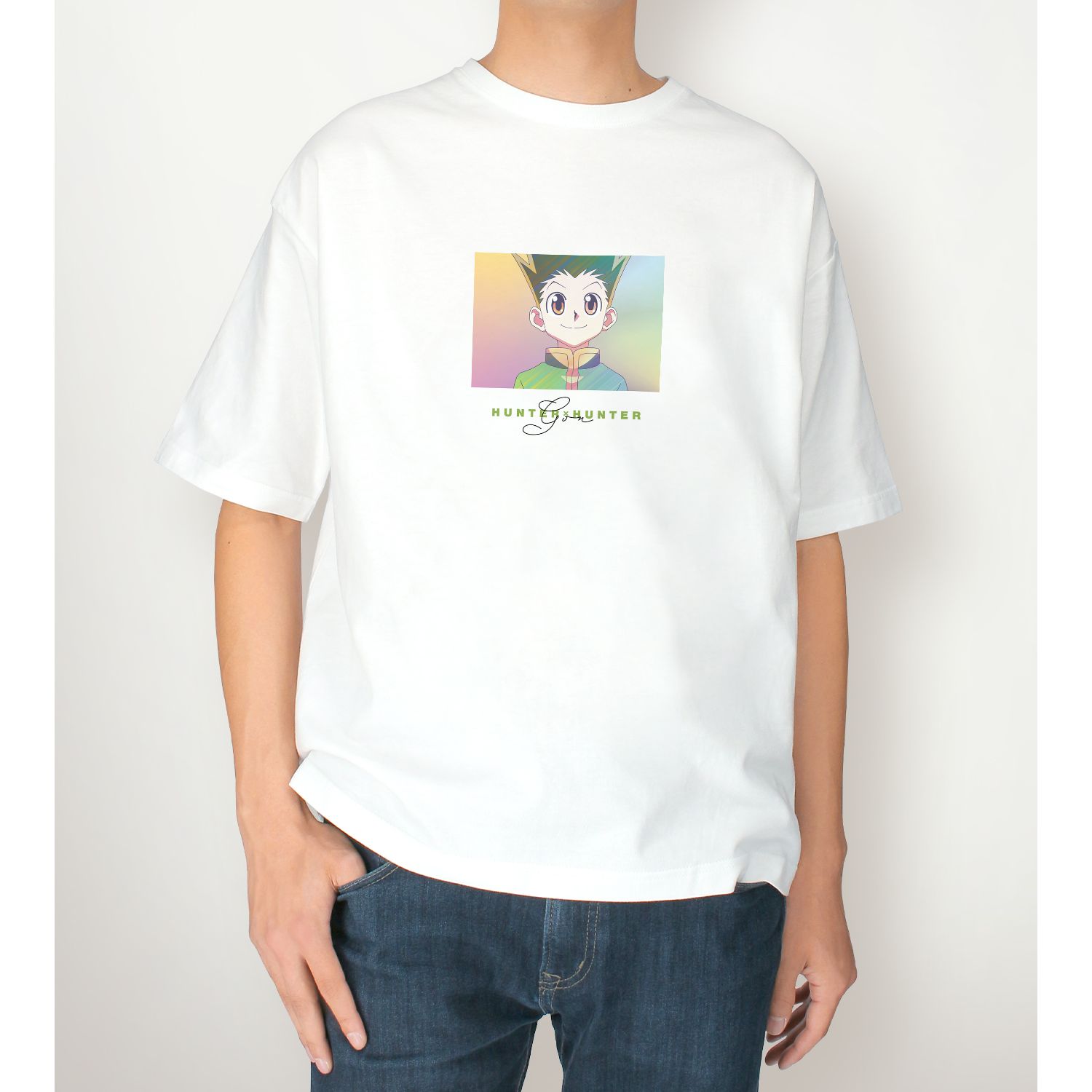HUNTER×HUNTER ゴン Ani-Art clear label BIGシルエットTシャツユニセックス(サイズ/XL) Image 4 | AniSmile