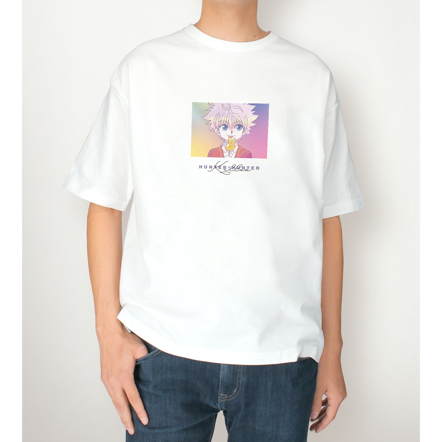 HUNTER×HUNTER キルア Ani-Art clear label BIGシルエットTシャツユニセックス(サイズ/S) Image 4 | AniSmile