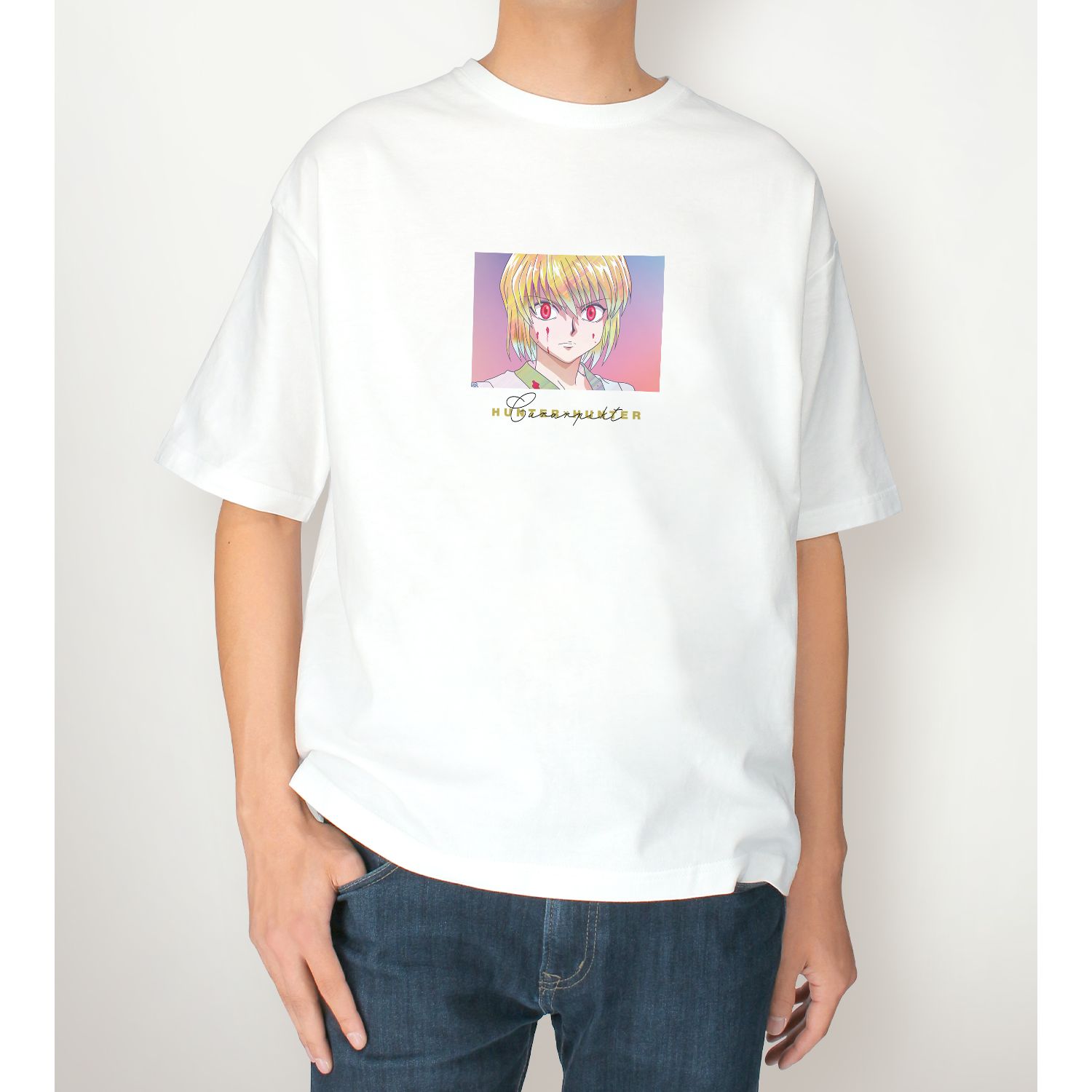 HUNTER×HUNTER クラピカ Ani-Art clear label BIGシルエットTシャツユニセックス(サイズ/S) Image 4 | AniSmile