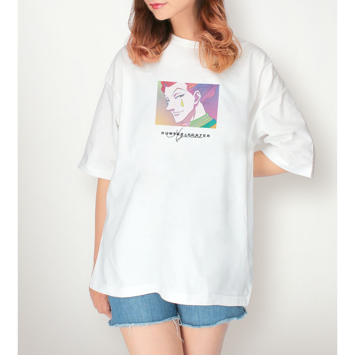 HUNTER×HUNTER ヒソカ Ani-Art clear label BIGシルエットTシャツユニセックス(サイズ/S) Image 5 | AniSmile