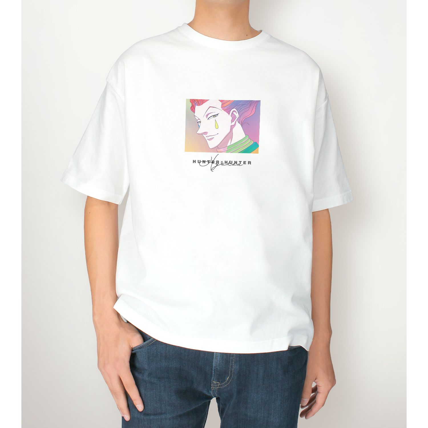 HUNTER×HUNTER ヒソカ Ani-Art clear label BIGシルエットTシャツユニセックス(サイズ/L) Image 4 | AniSmile