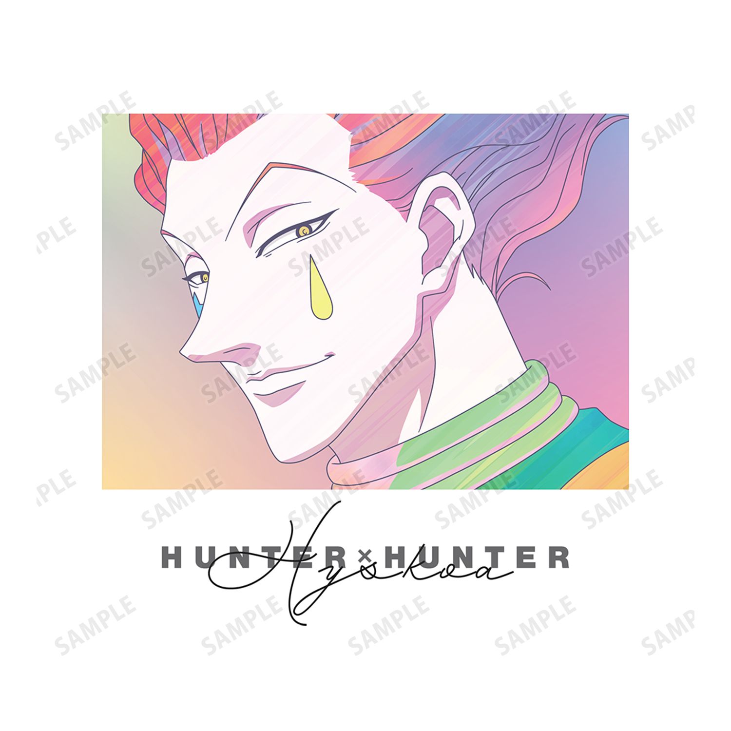 HUNTER×HUNTER ヒソカ Ani-Art clear label BIGシルエットTシャツユニセックス(サイズ/XL) Image 3 | AniSmile