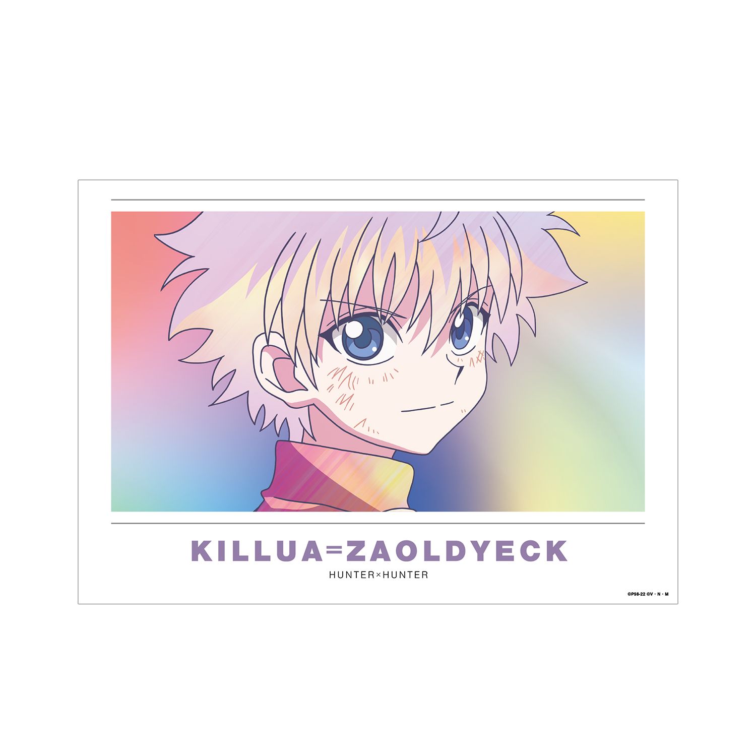 HUNTER×HUNTER キルア Ani-Art clear label 第2弾 A3マット加工ポスター - AniSmile