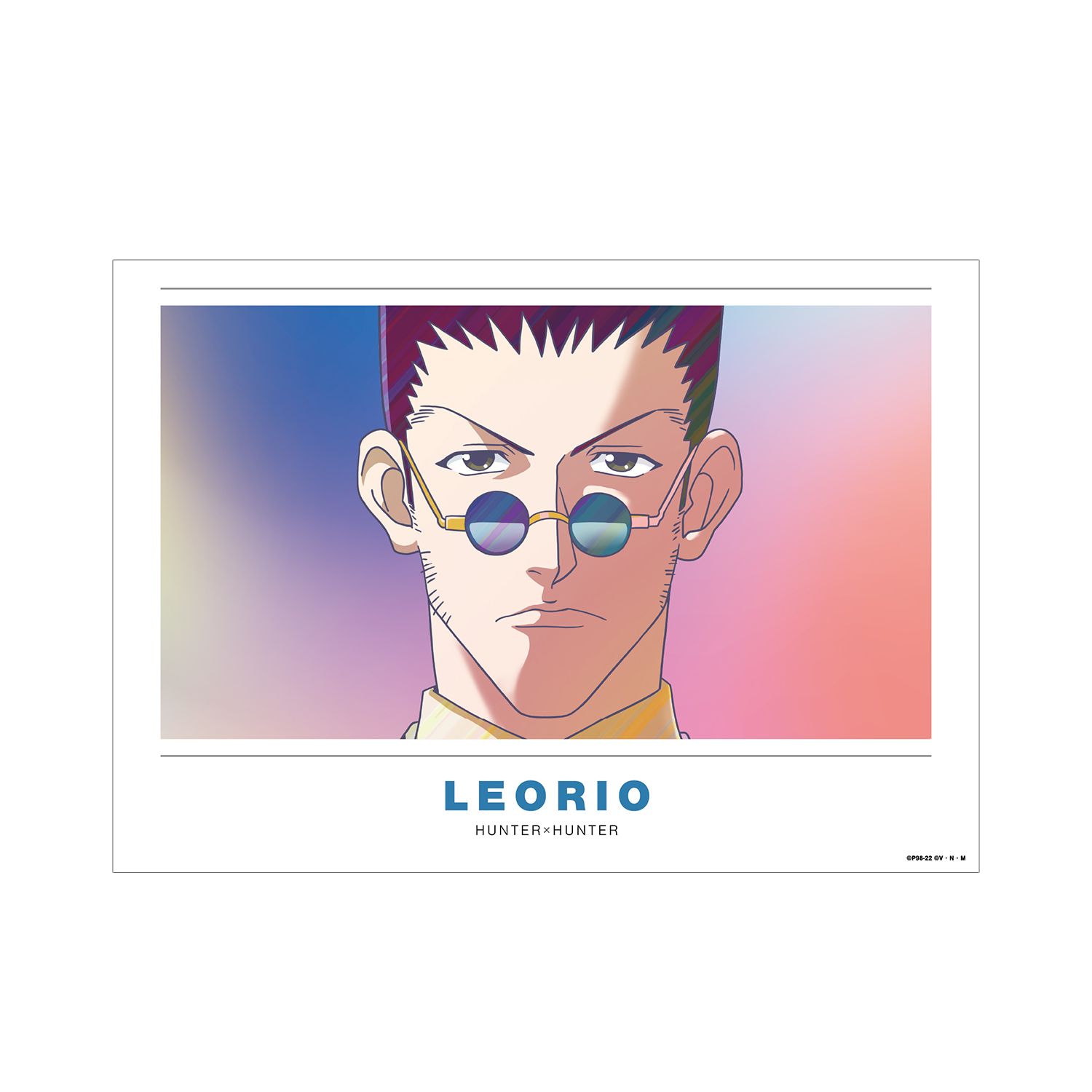 HUNTER×HUNTER レオリオ Ani-Art clear label 第2弾 A3マット加工ポスター - AniSmile