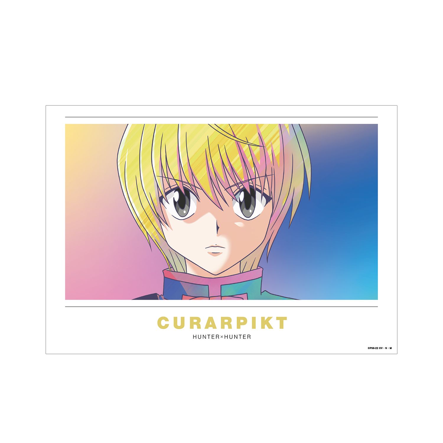 HUNTER×HUNTER クラピカ Ani-Art clear label 第2弾 A3マット加工ポスター - AniSmile