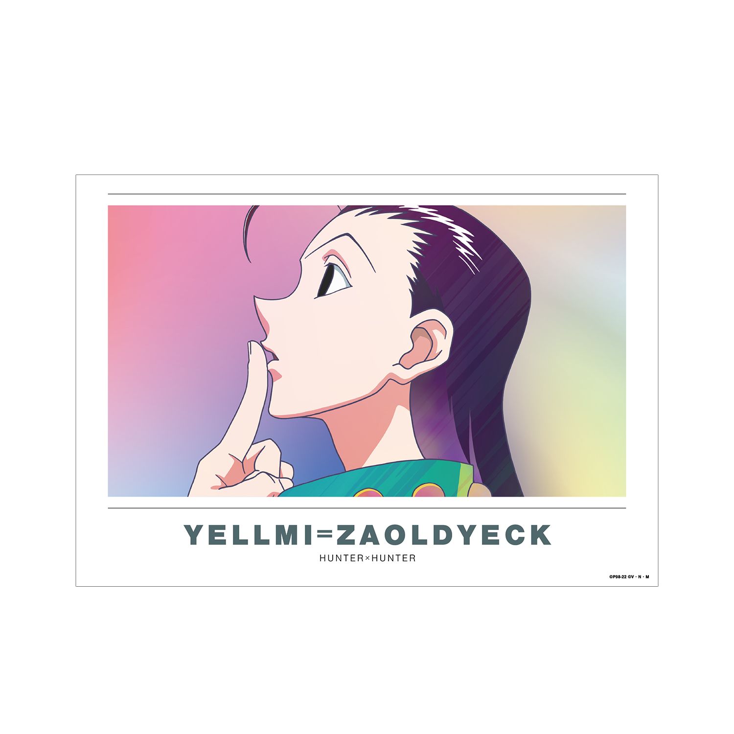 HUNTER×HUNTER イルミ Ani-Art clear label 第2弾 A3マット加工ポスター - AniSmile