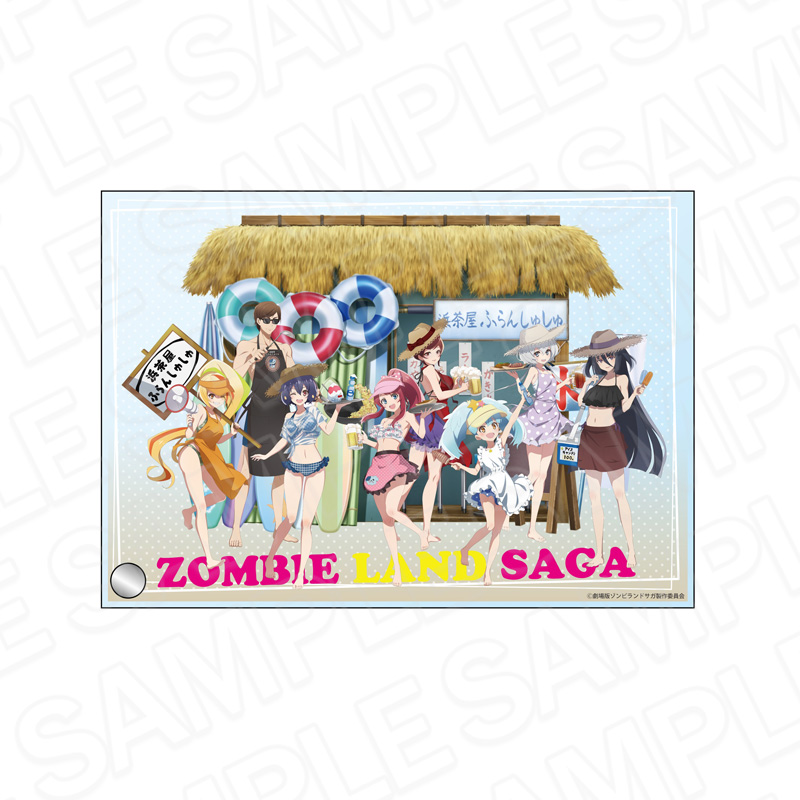 劇場版『ゾンビランドサガ ゆめぎんがパラダイス』 ミニアクリルアート 常夏海の家 ver. - AniSmile