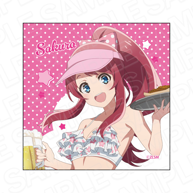 劇場版『ゾンビランドサガ ゆめぎんがパラダイス』 マイクロファイバー 源さくら 常夏海の家 ver. - AniSmile