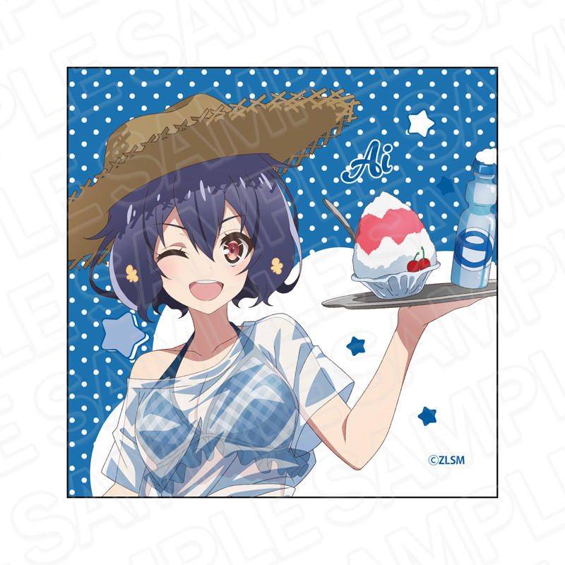 劇場版『ゾンビランドサガ ゆめぎんがパラダイス』 マイクロファイバー 水野愛 常夏海の家 ver. - AniSmile