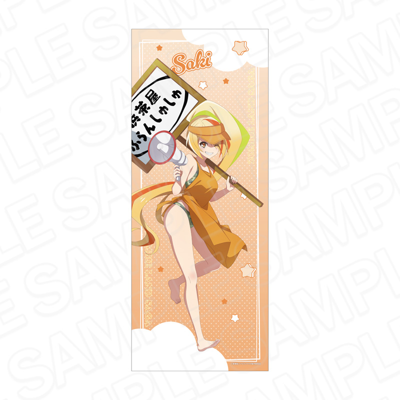 劇場版『ゾンビランドサガ ゆめぎんがパラダイス』 フェイスタオル 二階堂サキ 常夏海の家 ver. - AniSmile