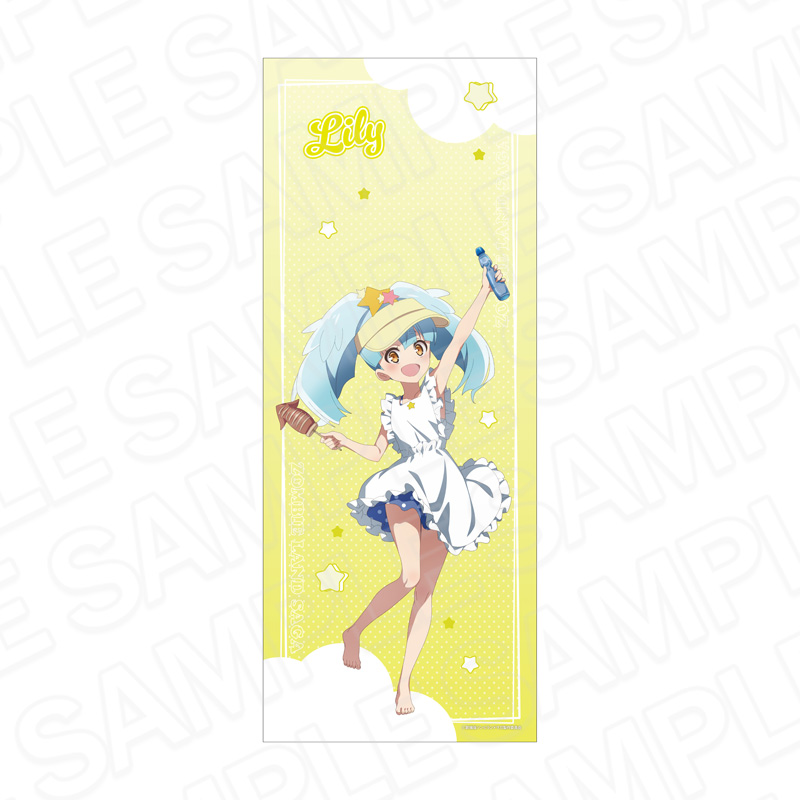 劇場版『ゾンビランドサガ ゆめぎんがパラダイス』 フェイスタオル 星川リリィ 常夏海の家 ver. - AniSmile