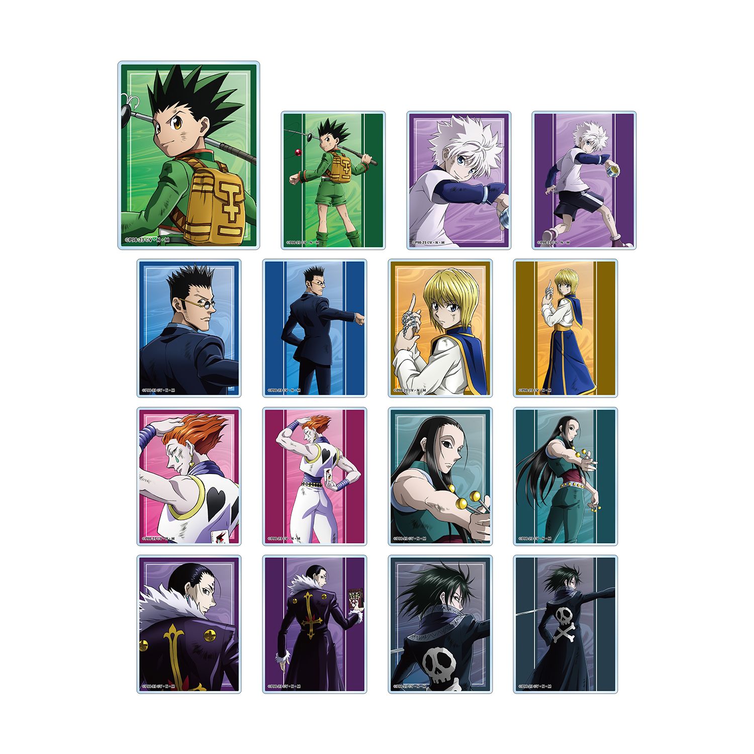 HUNTER×HUNTER 描き下ろし 戦う背中ver. トレーディングアクリルカード(単位/単品) - AniSmile