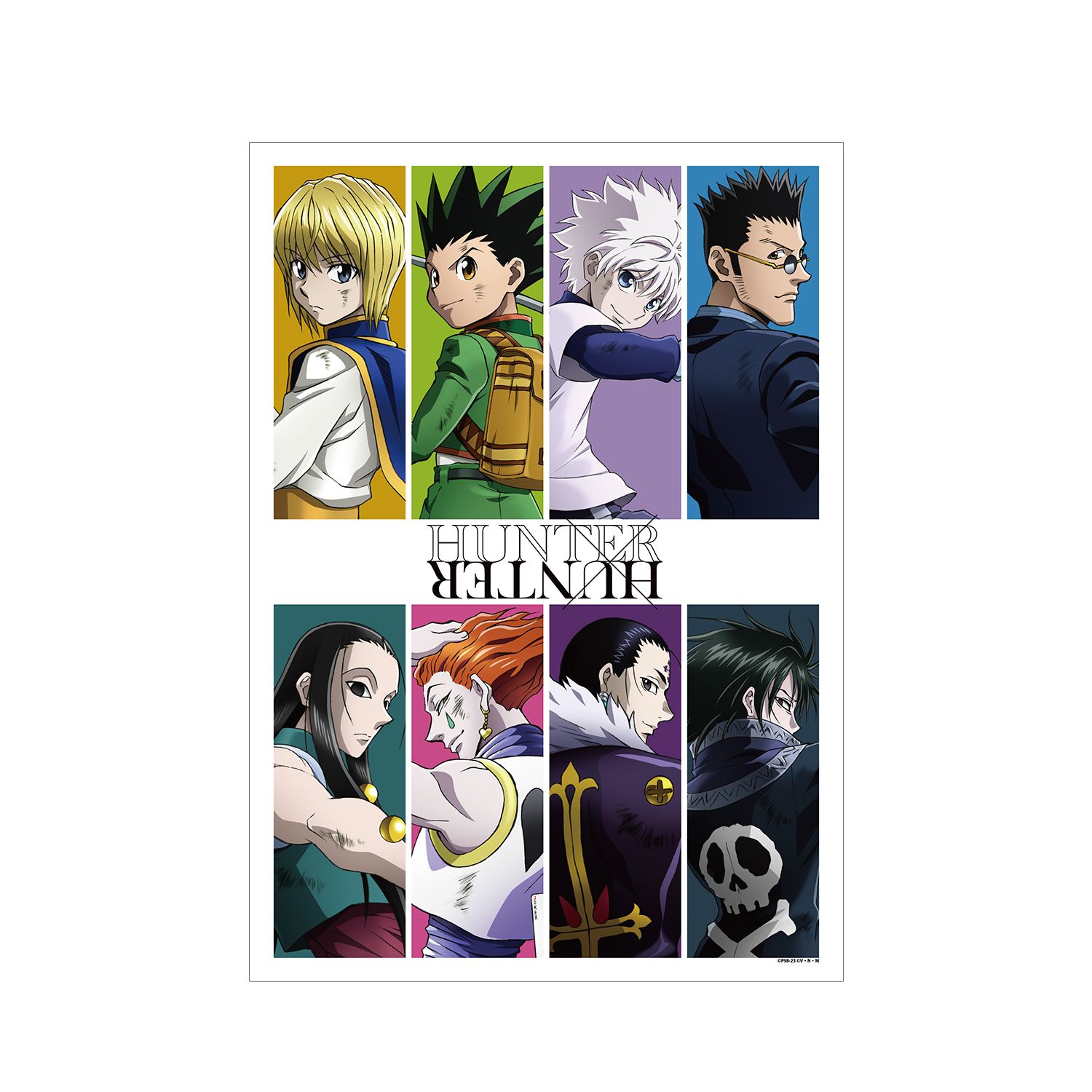 HUNTER×HUNTER 描き下ろし 集合 戦う背中ver. A3マット加工ポスター - AniSmile