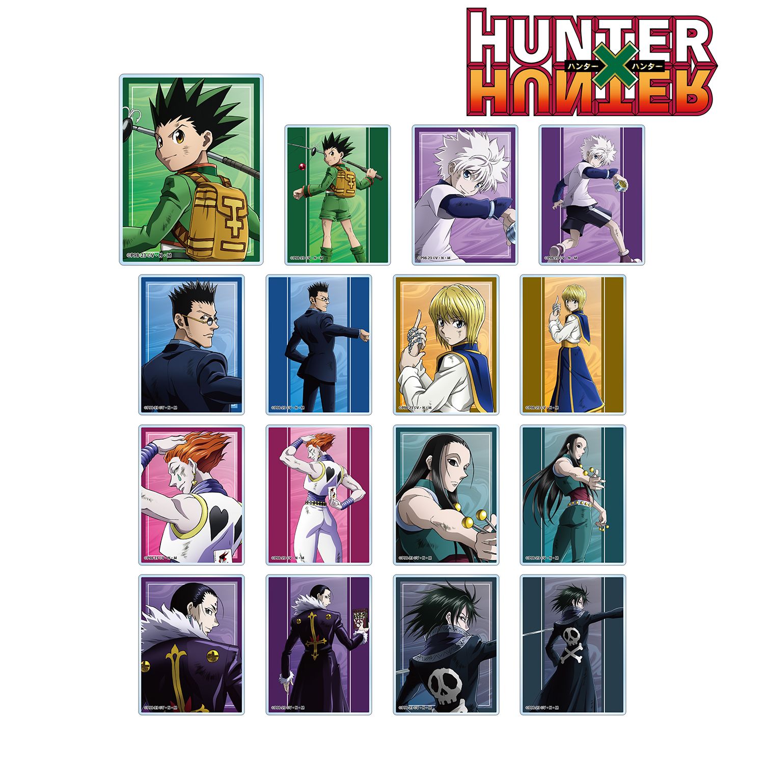 HUNTER×HUNTER 描き下ろし 戦う背中ver. トレーディングアクリルカード(単位/単品) Image 2 | AniSmile