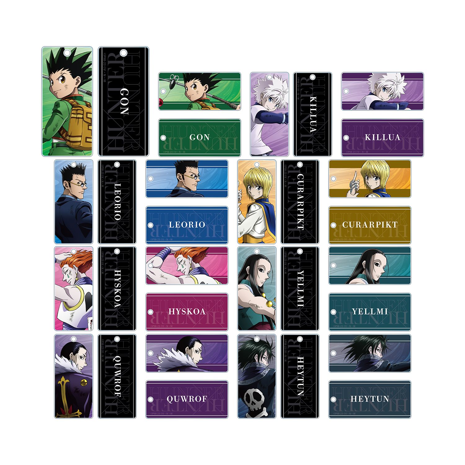 HUNTER×HUNTER 描き下ろし 戦う背中ver. トレーディングアクリルキータグ(単位/単品) - AniSmile