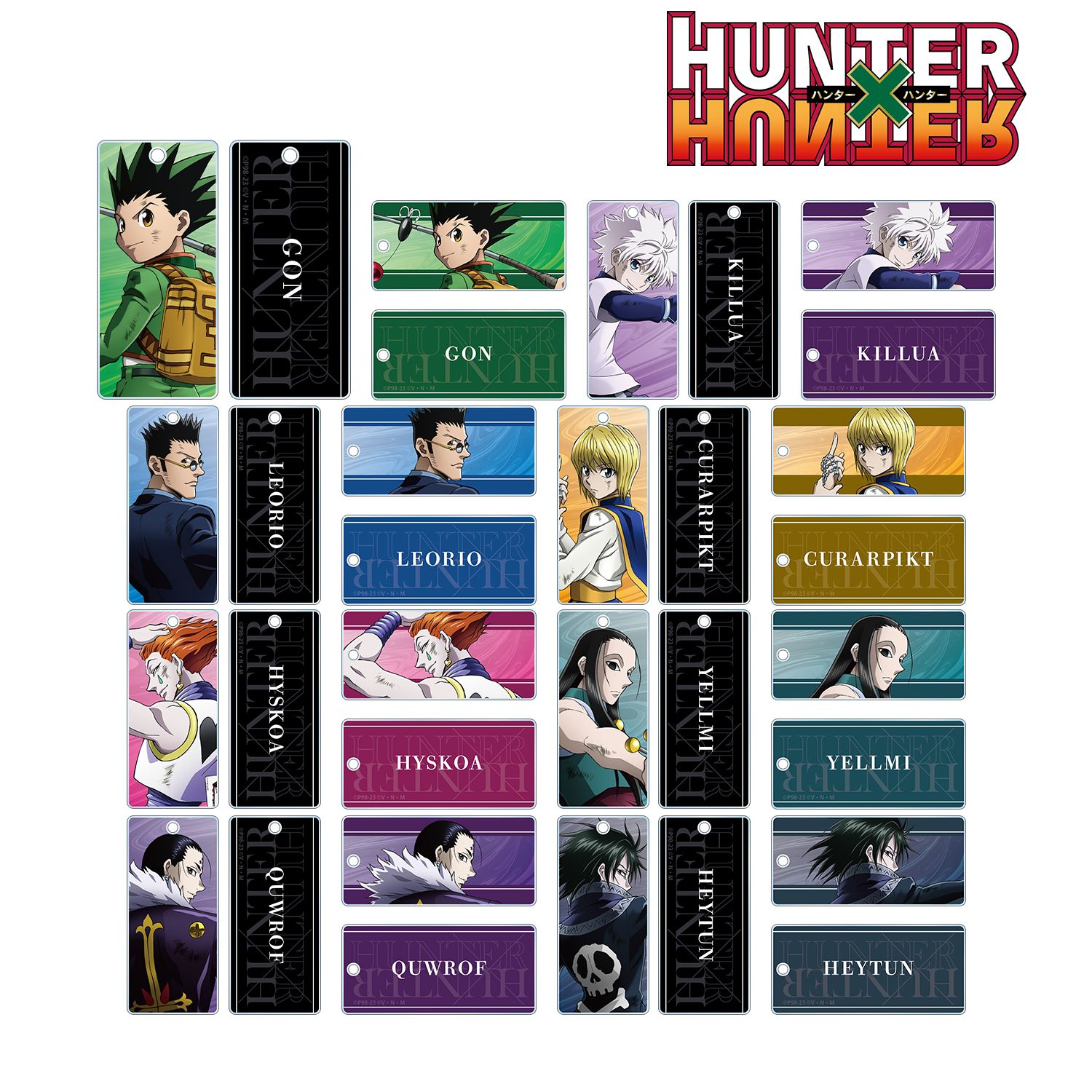 HUNTER×HUNTER 描き下ろし 戦う背中ver. トレーディングアクリルキータグ(単位/単品) Image 2 | AniSmile
