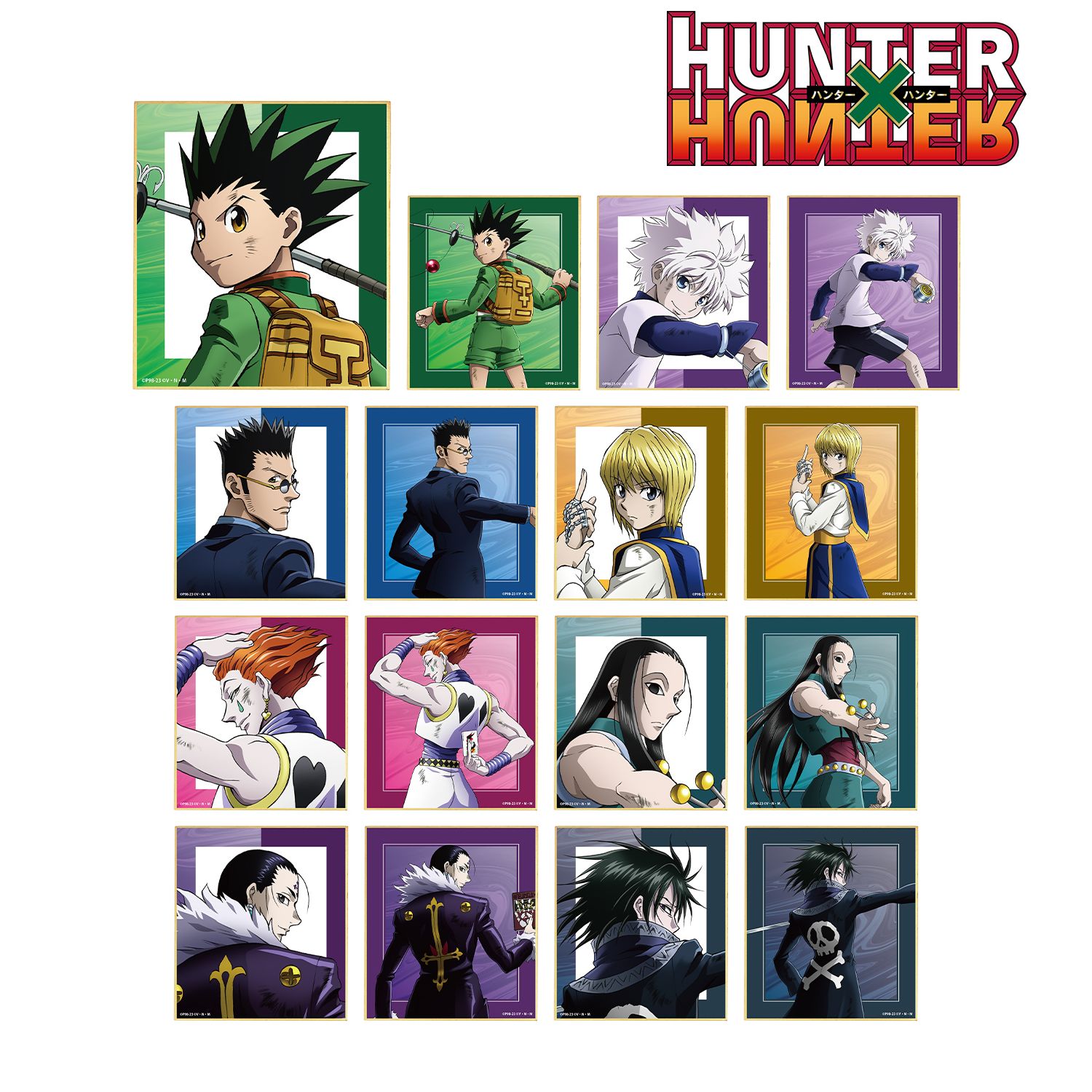 HUNTER×HUNTER 描き下ろし 戦う背中ver. トレーディングミニ色紙(単位/単品) Image 3 | AniSmile