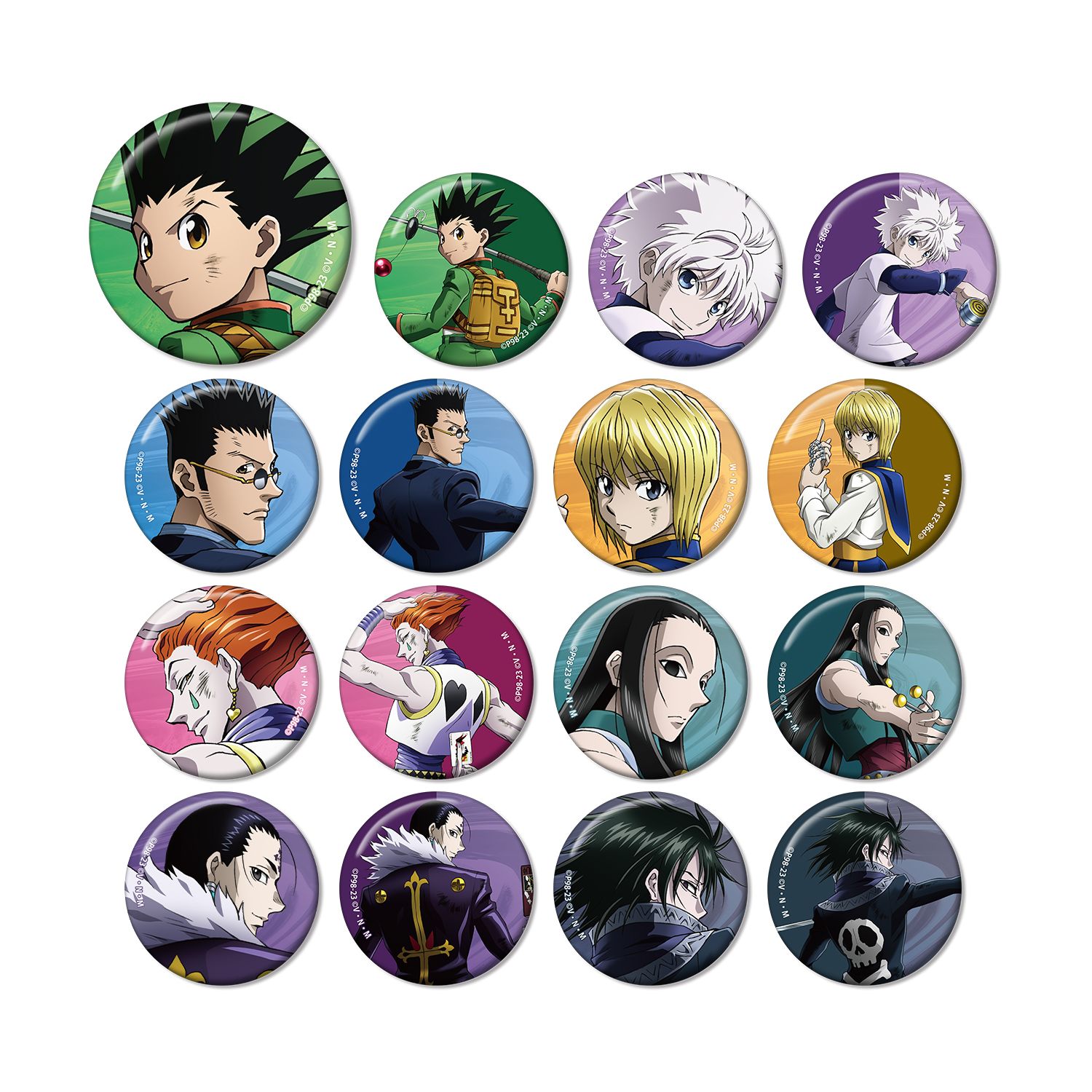 HUNTER×HUNTER 描き下ろし 戦う背中ver. トレーディング缶バッジ(単位/単品) - AniSmile