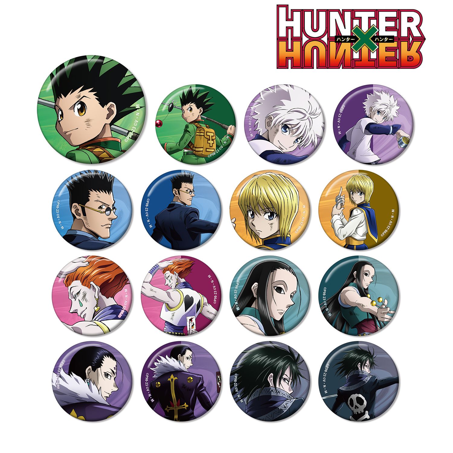 HUNTER×HUNTER 描き下ろし 戦う背中ver. トレーディング缶バッジ(単位/単品) Image 2 | AniSmile