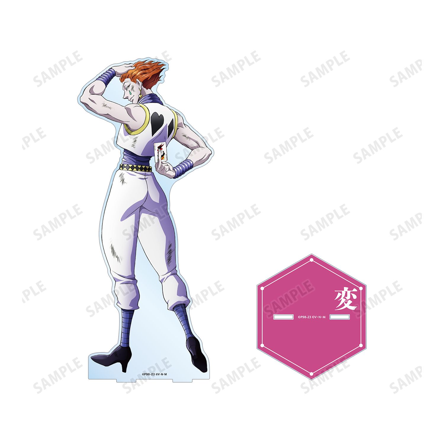 HUNTER×HUNTER 描き下ろし ヒソカ 戦う背中ver. 特大アクリルスタンド Image 3 | AniSmile