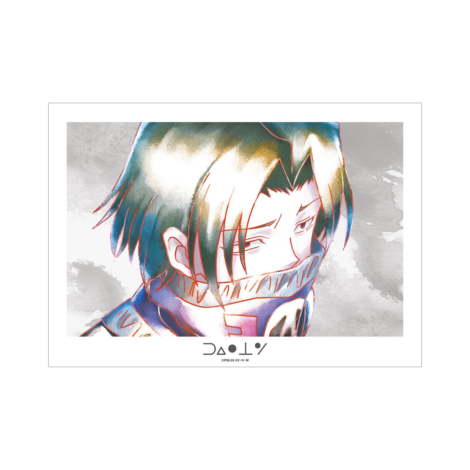 HUNTER×HUNTER フェイタン Ani-Art aqua label A3マット加工ポスター - AniSmile