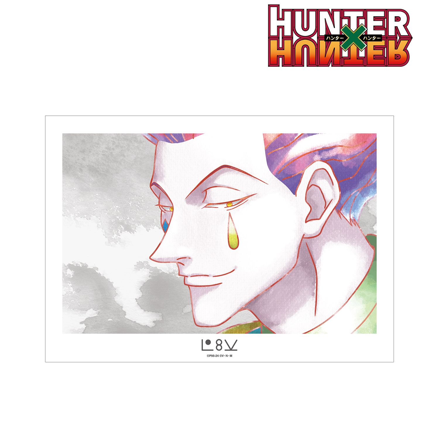 HUNTER×HUNTER ヒソカ Ani-Art aqua label A3マット加工ポスター Image 2 | AniSmile