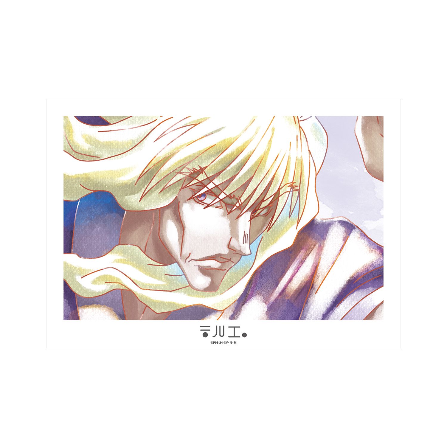 HUNTER×HUNTER シルバ Ani-Art aqua label A3マット加工ポスター - AniSmile