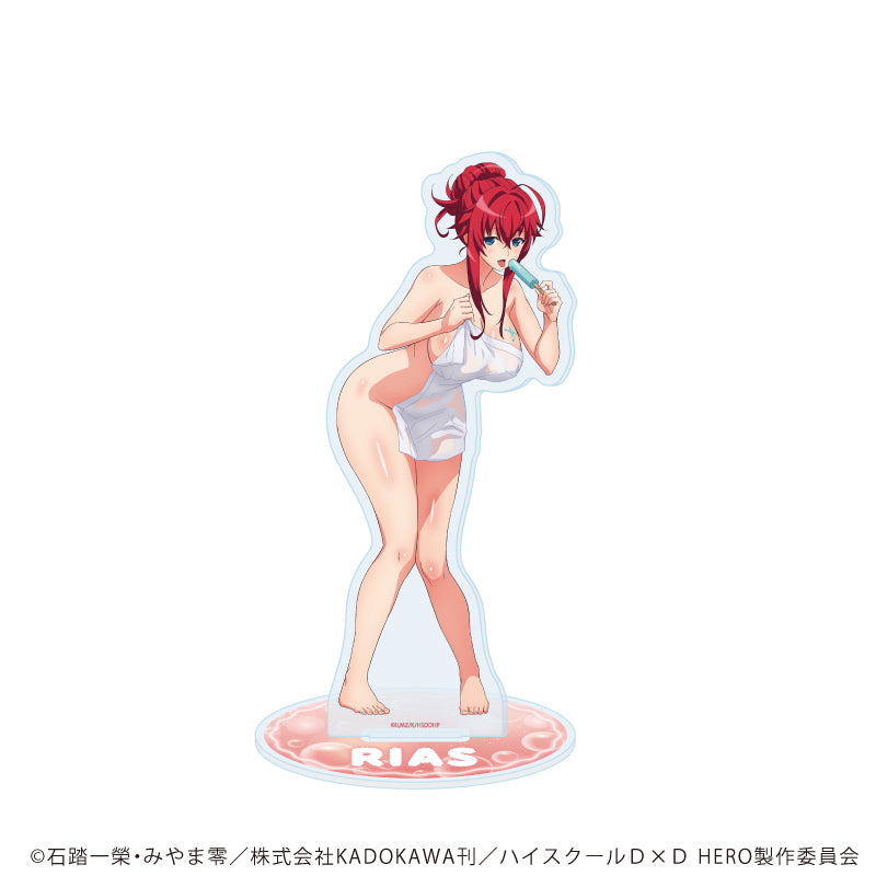 アクリルスタンド「ハイスクールD×D HERO」25/リアス・グレモリー 湯上りver(描き下ろしイラスト) - AniSmile