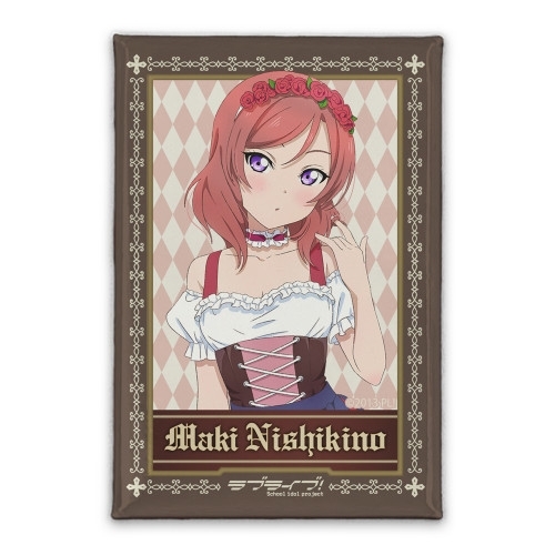 ラブライブ! 描き下ろし 西木野 真姫 スクエア缶バッジ ディアンドルVer. - AniSmile