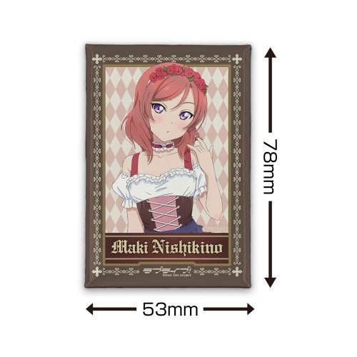 ラブライブ! 描き下ろし 西木野 真姫 スクエア缶バッジ ディアンドルVer. 画像 2 | AniSmile