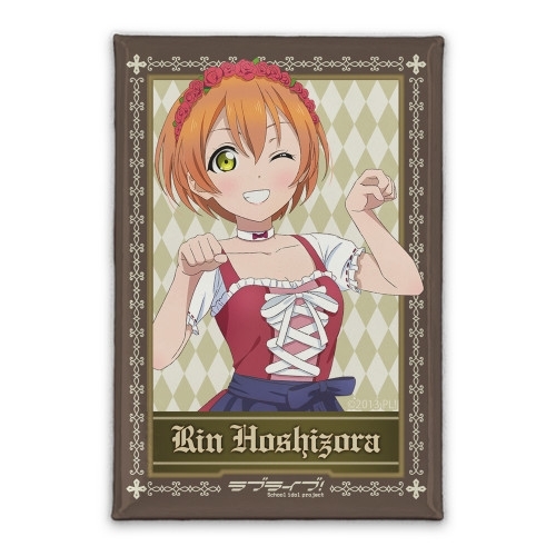 ラブライブ! 描き下ろし 星空 凛 スクエア缶バッジ ディアンドルVer. - AniSmile