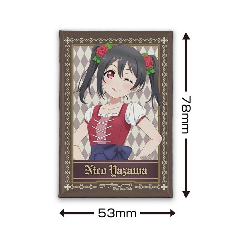 ラブライブ! 描き下ろし 矢澤 にこ スクエア缶バッジ ディアンドルVer. 画像 2 | AniSmile