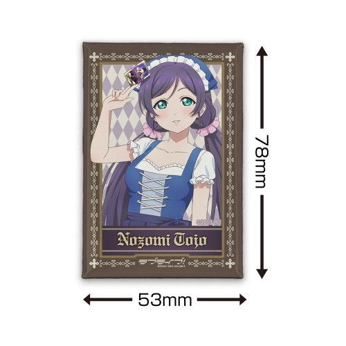 ラブライブ! 描き下ろし 東條 希 スクエア缶バッジ ディアンドルVer. 画像 2 | AniSmile