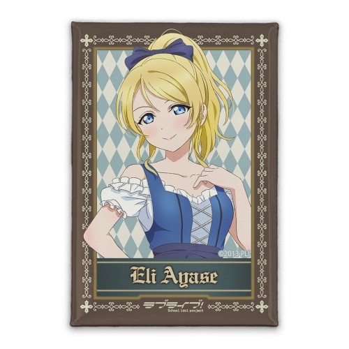 ラブライブ! 描き下ろし 絢瀬 絵里 スクエア缶バッジ ディアンドルVer. - AniSmile