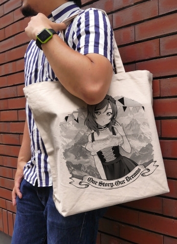 ラブライブ! 描き下ろし 西木野 真姫 ラージトート ディアンドルVer./NATURAL 画像 2 | AniSmile