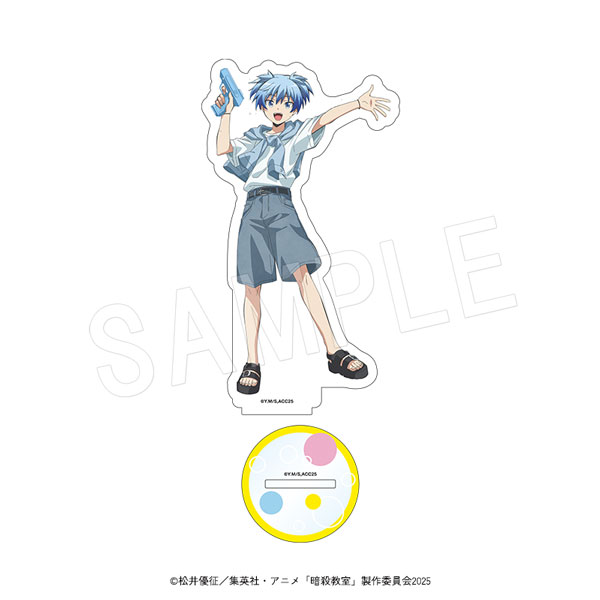 鬼灯の冷徹 アニメ『暗殺教室』 ホロアクリルフィギュアスタンド 夏の装いver. 潮田渚 - AniSmile