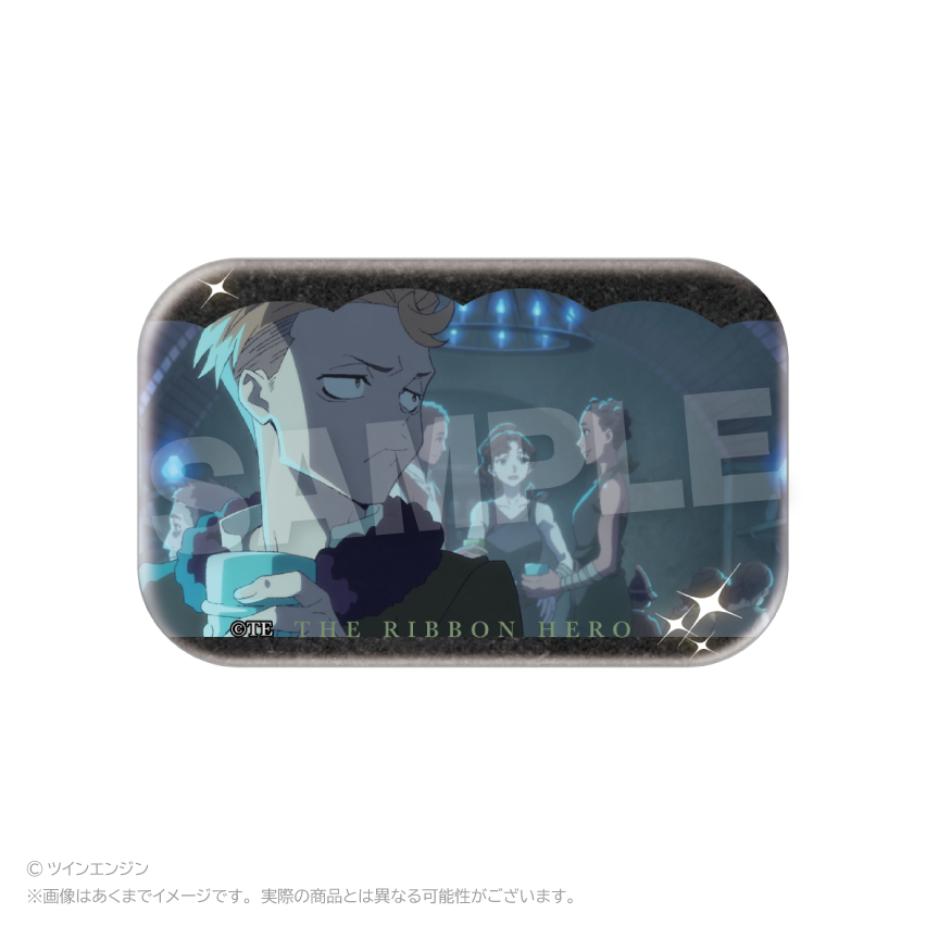 THE RIBBON HERO リボンヒーロー 場面写スクエア缶バッジ チョロギ - 公式商品画像 | AniSmile